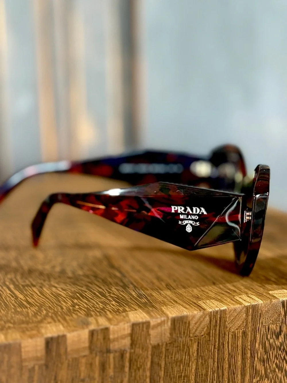 Prada – Sunglasses – Symbole PR 07YS – Honey Havana – Sz. OS - Picture 5 of 10